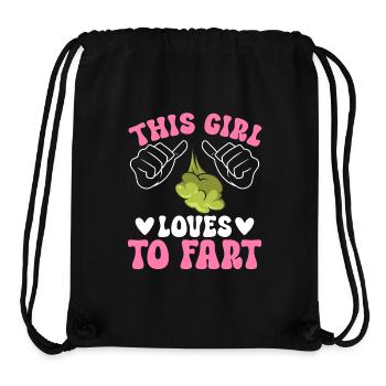 Furz Furzen Pupsen - Stanley/Stella recycelter Gym Bag - Schwarz - Vorne