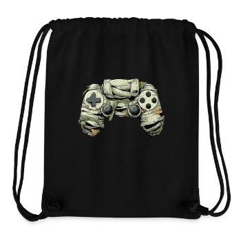 Halloween Zombie Game Controllers Mummy - Stanley/Stella recycelter Gym Bag - Schwarz - Vorne