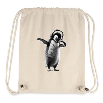 Lustiger Dabbing Pinguin Tanzen Tierliebhaber Dab - Stanley/Stella recycelter Gym Bag - Naturweiß - Vorne