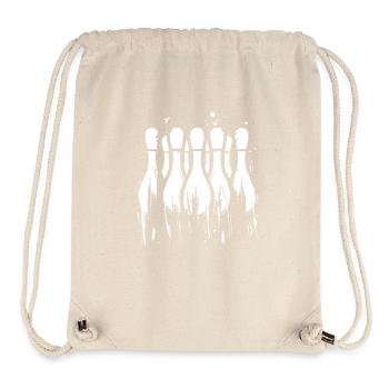 Bowling Graphics - Stanley/Stella Recycled Gym Bag - natural - Front