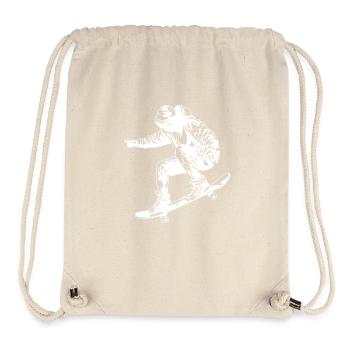 Skateboarding Graphics - Stanley/Stella Recycled Gym Bag - natural - Front