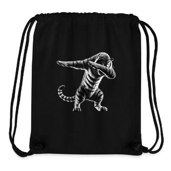 Lustiges Dabbing Tiger Wildtier Tierliebhaber - Stanley/Stella recycelter Gym Bag - Schwarz - Vorne
