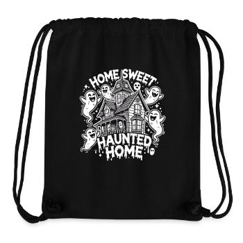 Spooky Halloween haunted house - Stanley/Stella Recycled Gym Bag - black - Front
