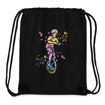 Unicyclist unicycle unicycle - Stanley/Stella Recycled Gym Bag - black - Front