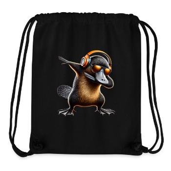 Funny Dabbing Platypus Animal Lover Zoo - Stanley/Stella Recycled Gym Bag - black - Front