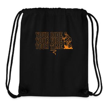 Your Ride Your Vibe Your Time - Stanley/Stella Recycled Gym Bag - black - Front