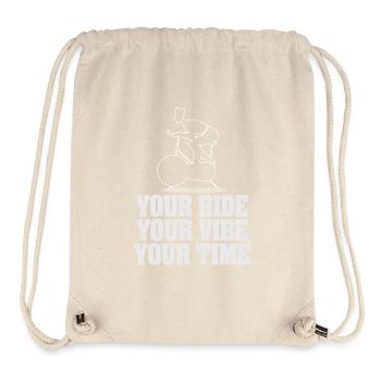 Your Ride Your Vibe Your Time - Stanley/Stella Recycled Gym Bag - natural - Front