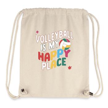 Volleyball Volleyball Player Volleyball Is My Happy - Stanley/Stella Recycled Gym Bag - natural - Front