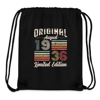 88th Birthday Original August 1936 Born 1936 - Stanley/Stella Recycled Gym Bag - black - Front