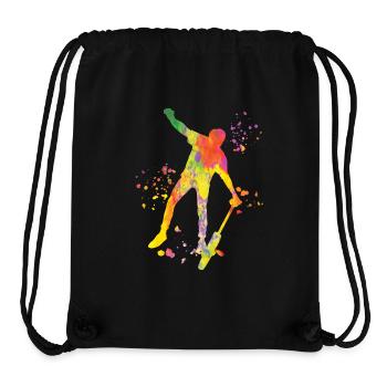 Unicyclist unicycle unicycle - Stanley/Stella Recycled Gym Bag - black - Front