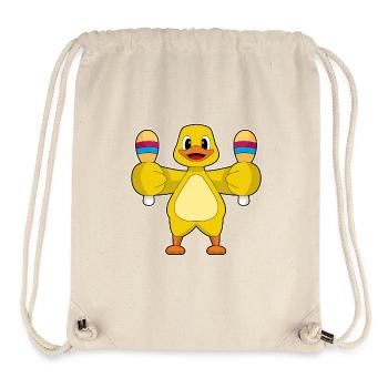 Duck Musician Rattle Music - Stanley/Stella Recycled Gym Bag - natural - Front