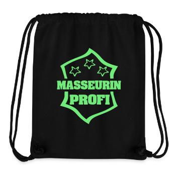 Beruf Masseurin - Stanley/Stella recycelter Gym Bag - Schwarz - Vorne