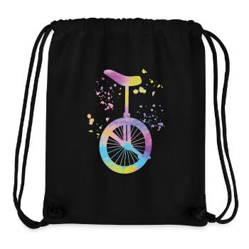 Unicyclist unicycle unicycle - Stanley/Stella Recycled Gym Bag - black - Front