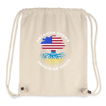 Ukraine - Stanley/Stella recycelter Gym Bag - Naturweiß - Vorne