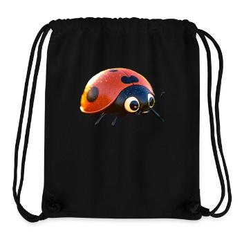 Marienkäfer Ladybug Insekten Bunt Süße Marienkäfer - Stanley/Stella recycelter Gym Bag - Schwarz - Vorne
