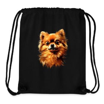 Pomeranian Pomeranian Pom Sweet German Spitz - Stanley/Stella Recycled Gym Bag - black - Front