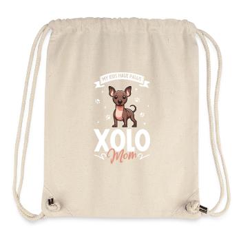 Xoloitzcuintle Mama - Stanley/Stella recycelter Gym Bag - Naturweiß - Vorne