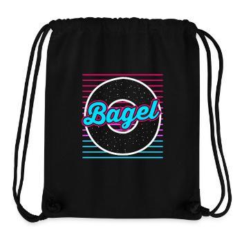 Bagel Bagels - Stanley/Stella recycelter Gym Bag - Schwarz - Vorne