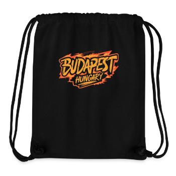 Budapest Hungary Souvenir - Stanley/Stella recycelter Gym Bag - Schwarz - Vorne