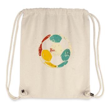 Fußball Illustration - Stanley/Stella recycelter Gym Bag - Naturweiß - Vorne