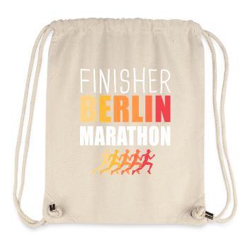 Finisher Berlin marathon run running - Sac à cordon recyclé Stanley/Stella - blanc naturel - Devant