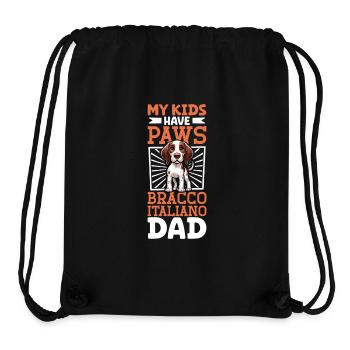 Bracco Italiano Papa - Stanley/Stella recycelter Gym Bag - Schwarz - Vorne