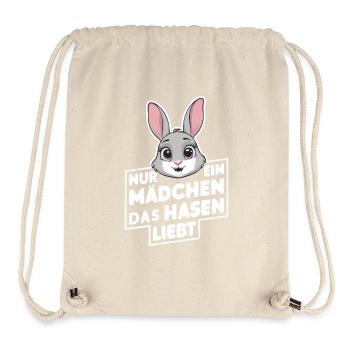 Bunny Bunnies Lapin Animal de compagnie - Sac à cordon recyclé Stanley/Stella - blanc naturel - Devant