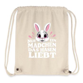 Bunny Bunnies Lapin Animal de compagnie - Sac à cordon recyclé Stanley/Stella - blanc naturel - Devant
