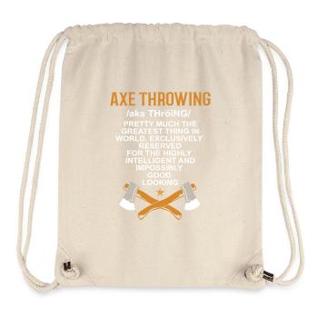 Axe Throw - Stanley/Stella Recycled Gym Bag - natural - Front
