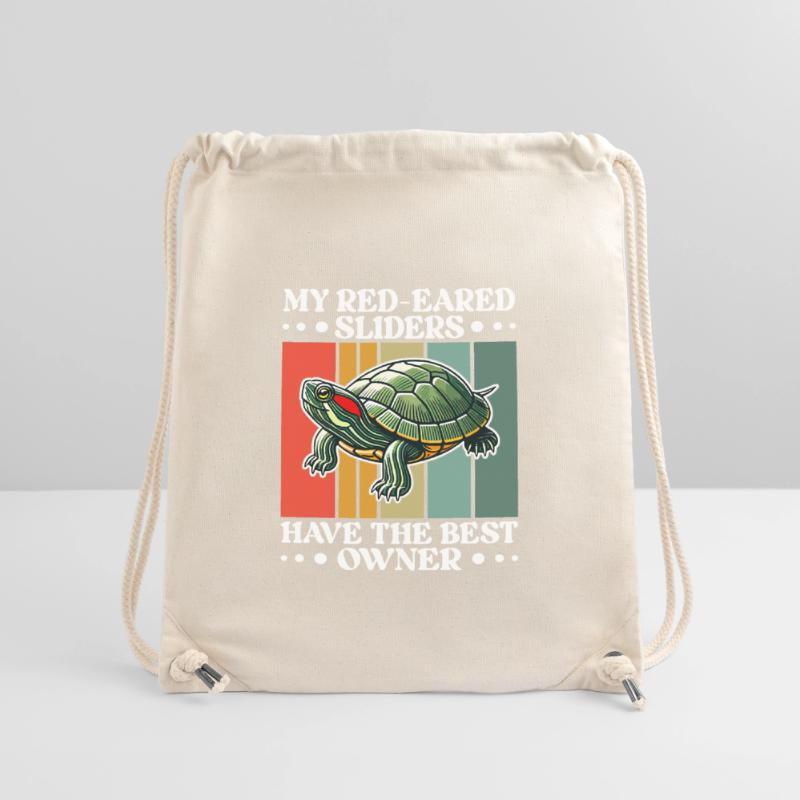Turtle Red-eared Turtle Stanley/Stella Recycled Gym Bag