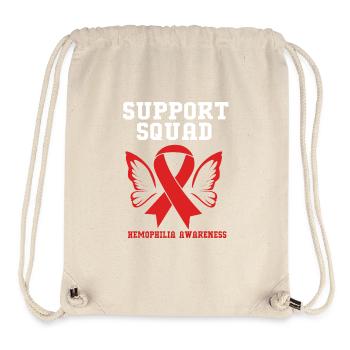 Hémophilie Hémophilie Hémophilie - Sac à cordon recyclé Stanley/Stella - blanc naturel - Devant