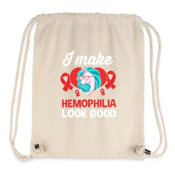 Hémophilie Hémophilie Hémophilie - Sac à cordon recyclé Stanley/Stella - blanc naturel - Devant