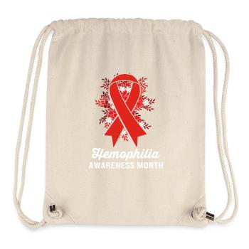 Hémophilie Hémophilie Hémophilie - Sac à cordon recyclé Stanley/Stella - blanc naturel - Devant