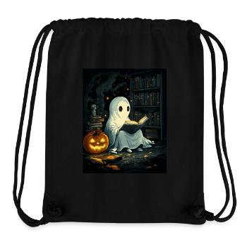 Halloween Geschenk Frauen Geist Männer Kinder Deko - Stanley/Stella recycelter Gym Bag - Schwarz - Vorne