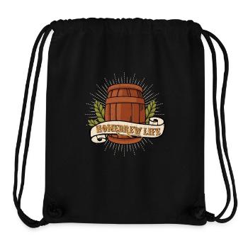 Homebrew Life Craft Beer Brewer Home Brewing - Stanley/Stella Recycled Gym Bag - black - Front