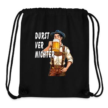 Bière MAN - Sac à cordon recyclé Stanley/Stella - noir - Devant