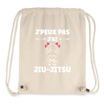 Jiu Jitsu - Stanley/Stella recycelter Gym Bag - Naturweiß - Vorne