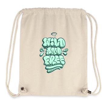 Wild and Free, Wild und frei - Stanley/Stella Recycled Gym Bag - natural - Front