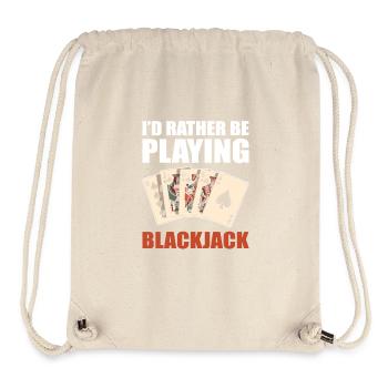 Blackjack Black Jack - Stanley/Stella recycelter Gym Bag - Naturweiß - Vorne