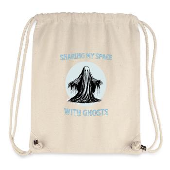 Sharing my space with ghosts - Stanley/Stella Recycled Gym Bag - natural - Front