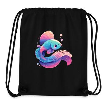 Bettas Betta Fisch Betta - Stanley/Stella recycelter Gym Bag - Schwarz - Vorne