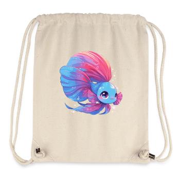 Bettas Betta Fisch Betta - Stanley/Stella recycelter Gym Bag - Naturweiß - Vorne