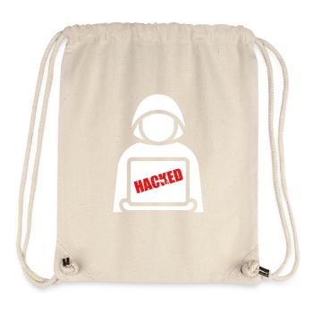 Hacker im Schatten - Stanley/Stella recycelter Gym Bag - Naturweiß - Vorne