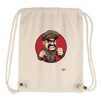Communist Soldier General Capitalism - Stanley/Stella Recycled Gym Bag - natural - Front