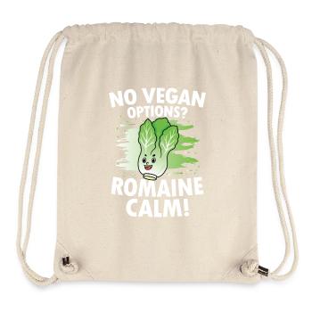 No Vegan Options Romaine Calm für Veganer und - Stanley/Stella recycelter Gym Bag - Naturweiß - Vorne