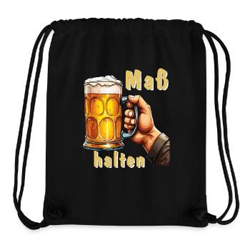 BEER MUG Moderation - Stanley/Stella Recycled Gym Bag - black - Front