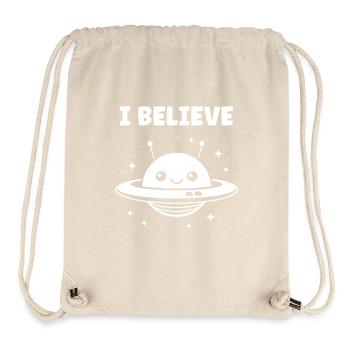 fliegende Untertasse - Stanley/Stella recycelter Gym Bag - Naturweiß - Vorne