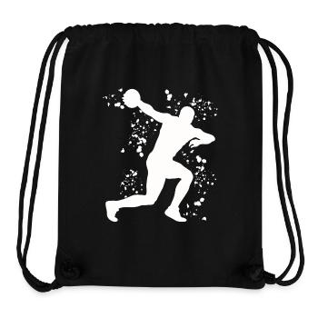 Diskuswerfer Colorsplash Diskuswurf - Stanley/Stella recycelter Gym Bag - Schwarz - Vorne