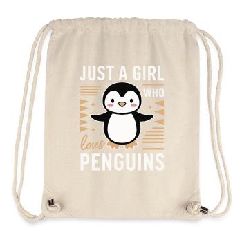 Pinguin Pinguine Tier - Stanley/Stella recycelter Gym Bag - Naturweiß - Vorne