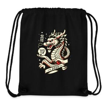 Jungfrau Sternzeichen Jahr des Drachen Tierkreiszeichen - Stanley/Stella recycelter Gym Bag - Schwarz - Vorne